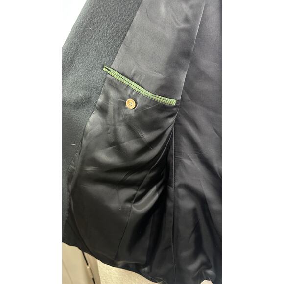 Palm Beach Camal Hair Black Two Button Sport Coat Measures a 44R - Picture 12 of 16